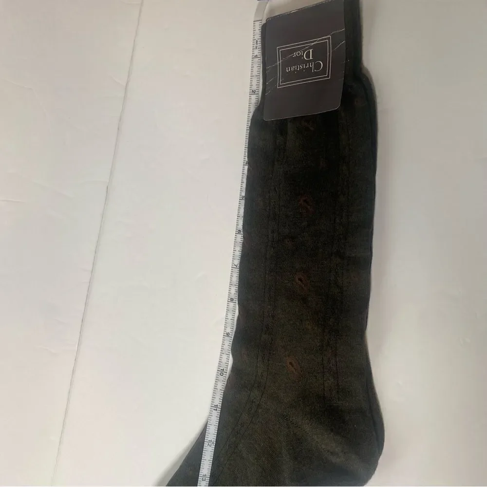 Christian Dior New With Tags Dress Socks Size 10-13